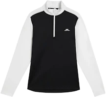 J.Lindeberg Black Logo Print Colorblock Pullover Jacket. AMJS07868-0000 J.Lindeberg Black Logo Print Colorblock Pullover Jacket. AMJS07868-0000