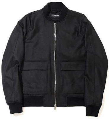 J.Lindeberg Jaket Hitam Zip-Up Berpoket dengan Kolar FMTA07790-9999 Buy J.Lindeberg Jaket Hitam Zip-Up Berpoket dengan Kolar FMTA07790-9999