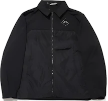 J.Lindeberg Black Solid Zip-Up Collared Loose-Fit Jacket GMOW07625-9999 J.Lindeberg Black Solid Zip-Up Collared Loose-Fit Jacket GMOW07625-9999