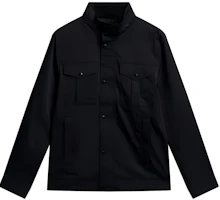 J.Lindeberg Black Solid Zip-Up Stand Collar Jacket FMOW10236-9999 J.Lindeberg Black Solid Zip-Up Stand Collar Jacket FMOW10236-9999