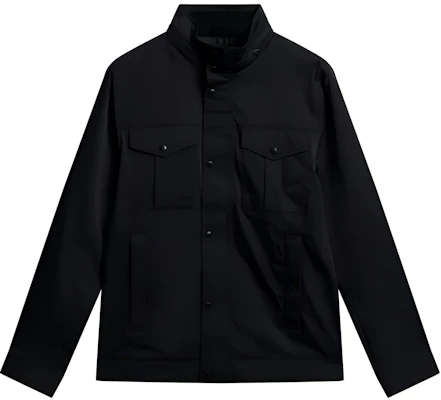 J.Lindeberg Jaket Zip-Up Hitam Berleher Berdiri FMOW10236-9999 Buy J.Lindeberg Jaket Zip-Up Hitam Berleher Berdiri FMOW10236-9999