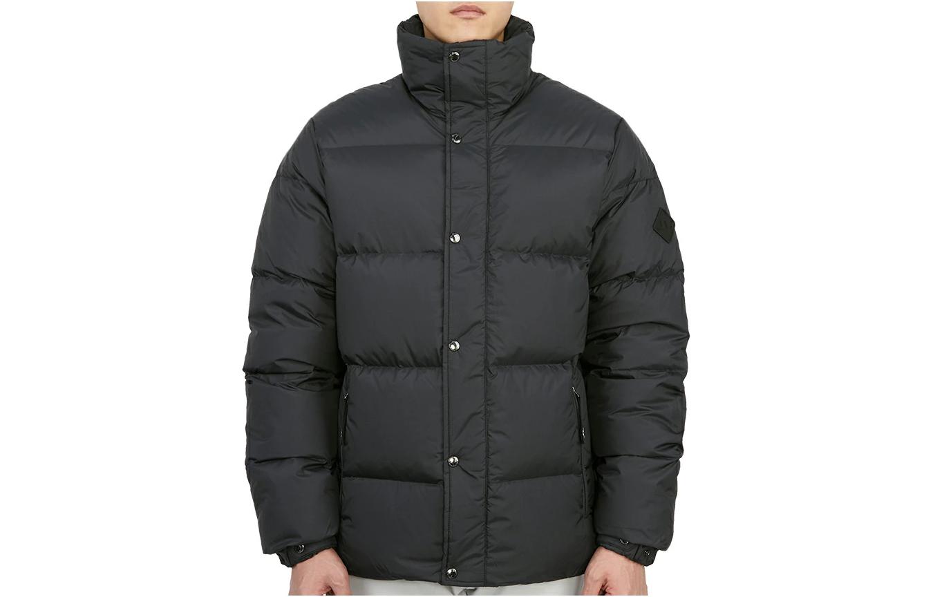 J.Lindeberg Black Solid Zipper Long Sleeve Stand-Collar Jacket AMOW06373-9999