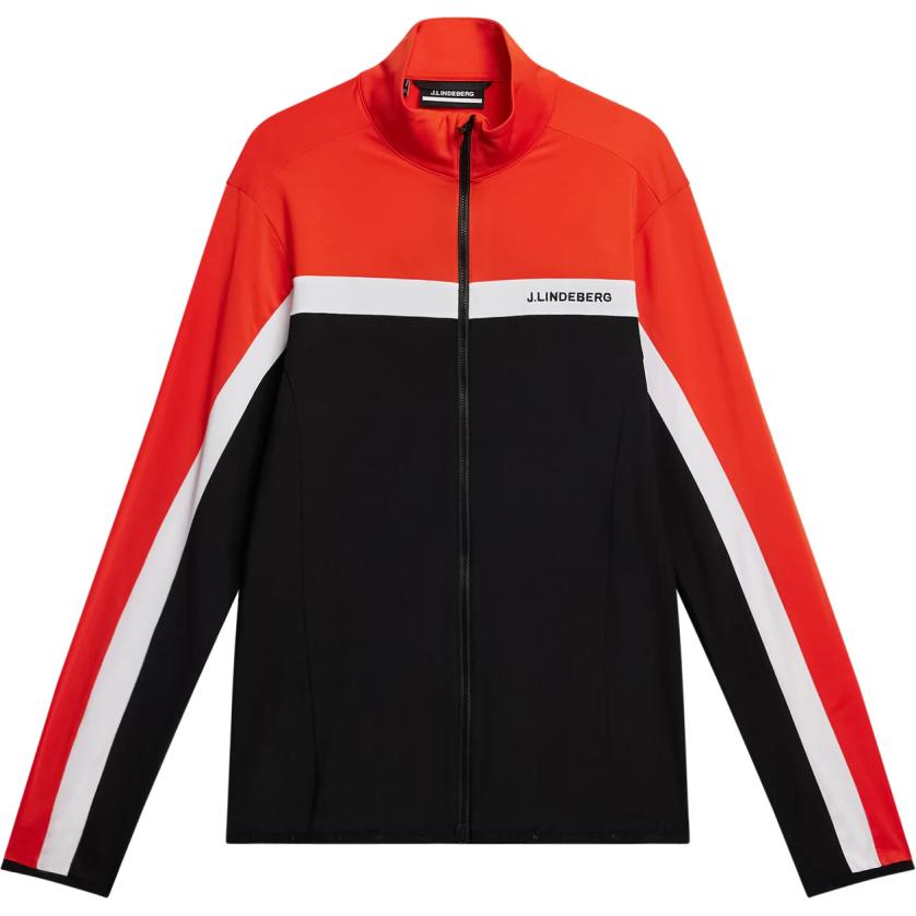 J.Lindeberg Black Stand Collar Loose Fit Zip Jacket GMJS08923-9999