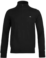 J.Lindeberg Black Zip Knit Printed Long Sleeve Sweatshirt GMKW06357-9999 J.Lindeberg Black Zip Knit Printed Long Sleeve Sweatshirt GMKW06357-9999