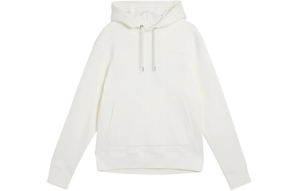 J.Lindeberg Chip Hoodie Oversized Pullover in White FMJS08609-A003