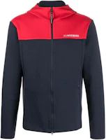 J.Lindeberg Colorblock Embroidered Logo Hoodie Zip Jacket Multicolor AMJS06692-6855 J.Lindeberg Colorblock Embroidered Logo Hoodie Zip Jacket Multicolor AMJS06692-6855