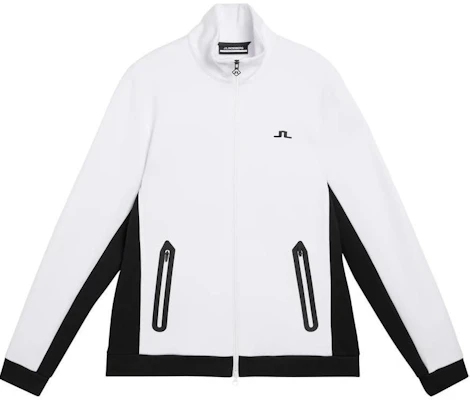 J.Lindeberg Jaket Zip-Up Logo Bordir Blok Warna - Putih AMJS10163-0000 Buy J.Lindeberg Jaket Zip-Up Logo Bordir Blok Warna - Putih AMJS10163-0000