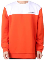 J.Lindeberg Colorblock Logo Crewneck Sweatshirt Orange AMJS09078-G135 J.Lindeberg Colorblock Logo Crewneck Sweatshirt Orange AMJS09078-G135