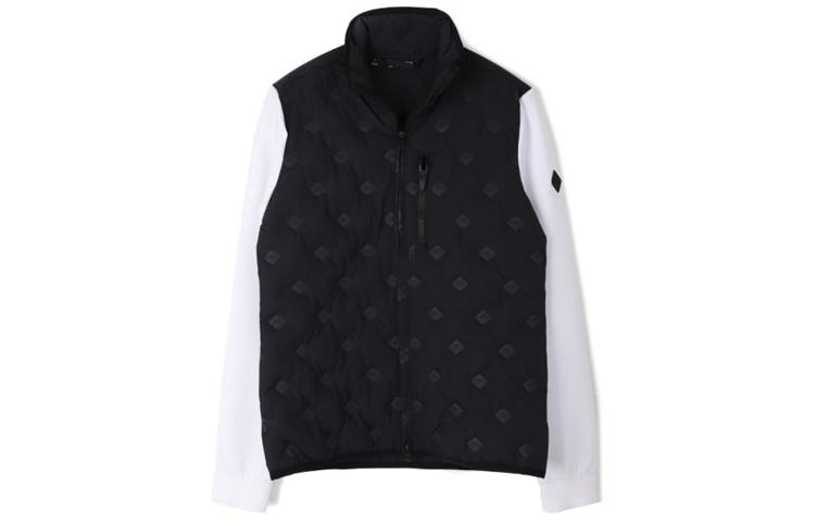 J.Lindeberg Colorblock Logo Print Zip Jacket - Black AWOW09086-9999