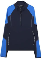 J.Lindeberg Colorblock Raglan Zip-Up Sweatshirt Blue AMOW08499-6855 J.Lindeberg Colorblock Raglan Zip-Up Sweatshirt Blue AMOW08499-6855