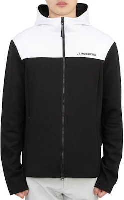 J.Lindeberg 拼色拉鍊連帽外套 - 黑色 AMJS06692-9999 Buy J.Lindeberg 拼色拉鍊連帽外套 - 黑色 AMJS06692-9999