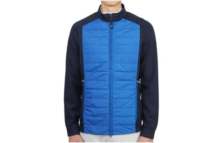 J.Lindeberg Colorblock Zip-Up Jacket - Blue AMOW08165-O346