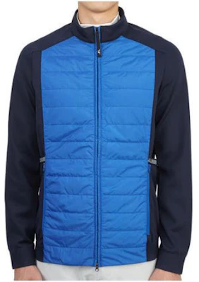J.Lindeberg Jaket Warna Blok Zip-Up - Biru AMOW08165-O346 Buy J.Lindeberg Jaket Warna Blok Zip-Up - Biru AMOW08165-O346