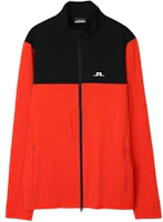 J.Lindeberg Colorblock Zip-Up Jacket Red - Long Sleeve Outerwear AMJS09082-G135 J.Lindeberg Colorblock Zip-Up Jacket Red - Long Sleeve Outerwear AMJS09082-G135