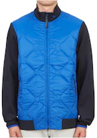 J.Lindeberg Colorblock Zip-Up Stand Collar Jacket Blue AMOW09261-O357 J.Lindeberg Colorblock Zip-Up Stand Collar Jacket Blue AMOW09261-O357
