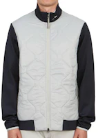 J.Lindeberg Colorblock Zip-Up Stand Collar Jacket Grey - Long Sleeve AMOW09261-U232 J.Lindeberg Colorblock Zip-Up Stand Collar Jacket Grey - Long Sleeve AMOW09261-U232