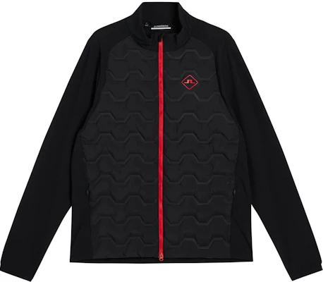 J.Lindeberg Dexter Hybrid Jaket Hitam Full-Zip Logo Patch Lengan Panjang GMOW08764-9999 Buy J.Lindeberg Dexter Hybrid Jaket Hitam Full-Zip Logo Patch Lengan Panjang GMOW08764-9999