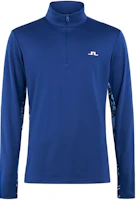 J.Lindeberg Emanuel Mid Layer Logo Print Zip-Up Sweatshirt Men Blue GMJS07416-O337 J.Lindeberg Emanuel Mid Layer Logo Print Zip-Up Sweatshirt Men Blue GMJS07416-O337