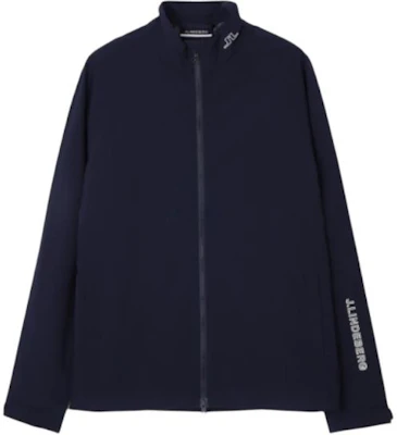 J.Lindeberg 幾何字母高領拉鍊外套 男款 藍色 GWOW09195-6855 Buy J.Lindeberg 幾何字母高領拉鍊外套 男款 藍色 GWOW09195-6855