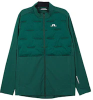 J.Lindeberg Green Stand Collar Logo Zip Long-Sleeve Jacket GMOW04754-M362 J.Lindeberg Green Stand Collar Logo Zip Long-Sleeve Jacket GMOW04754-M362