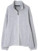 J.Lindeberg Grey Long Sleeve Zip-Up Mid-Length Jacket Solid Color AMJS09022-U199 J.Lindeberg Grey Long Sleeve Zip-Up Mid-Length Jacket Solid Color AMJS09022-U199