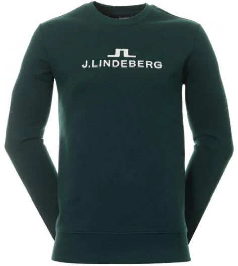 j-lindeberg-letter-print-crewneck-long-sleeve-sweatshirt-green-amjs-09054-m374