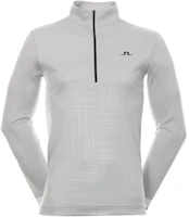 J.Lindeberg Logo Half-Zip Pullover Sweatshirt Men’s Grey AMJS07869-U232 J.Lindeberg Logo Half-Zip Pullover Sweatshirt Men’s Grey AMJS07869-U232