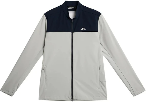 J.Lindeberg Jaket Zip Berkerah Logo Patch Kelabu Cerah. GMOW09458-U199 Buy J.Lindeberg Jaket Zip Berkerah Logo Patch Kelabu Cerah. GMOW09458-U199