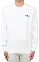 J.Lindeberg Logo Printed Crewneck Pullover Long Sleeve Sweatshirt White () AMKW08142-0000 J.Lindeberg Logo Printed Crewneck Pullover Long Sleeve Sweatshirt White () AMKW08142-0000