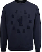 J.Lindeberg Navy Blue Crewneck Long Sleeve Sweatshirt. FMJS06524-6855 J.Lindeberg Navy Blue Crewneck Long Sleeve Sweatshirt. FMJS06524-6855