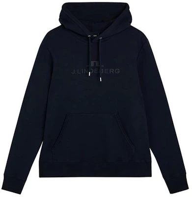 J.Lindeberg 海軍藍字母印花連帽衫 AMJS06697-6855 Buy J.Lindeberg 海軍藍字母印花連帽衫 AMJS06697-6855