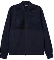 J.Lindeberg Navy Patch Logo Print Long-Sleeve Jacket GMOW06817-6855 J.Lindeberg Navy Patch Logo Print Long-Sleeve Jacket GMOW06817-6855