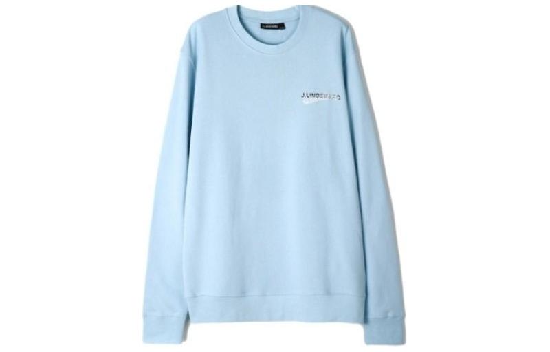 J.Lindeberg Sky Blue Crewneck Pullover Sweatshirt FMJS08365-O091