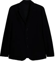 J.Lindeberg Solid Black Single-Breasted Long-Sleeve Jacket FMTA10064-9999 J.Lindeberg Solid Black Single-Breasted Long-Sleeve Jacket FMTA10064-9999