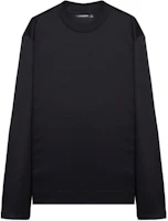 J.Lindeberg Solid Color Crewneck Pullover Sweatshirt Black FMJT06552-9999 J.Lindeberg Solid Color Crewneck Pullover Sweatshirt Black FMJT06552-9999