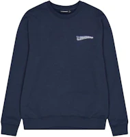 J.Lindeberg Solid Logo Crewneck Navy Blue Sweatshirt for Men. FMJS08365-6855 J.Lindeberg Solid Logo Crewneck Navy Blue Sweatshirt for Men. FMJS08365-6855