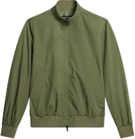 J.Lindeberg Solid Olive Green Zip-Up Jacket FMOW10258-M311 J.Lindeberg Solid Olive Green Zip-Up Jacket FMOW10258-M311