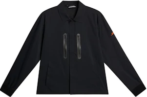 J.Lindeberg Solid Zip-Up Collar Long Sleeve Jacket Men’s BLACK AMST09684-9999 J.Lindeberg Solid Zip-Up Collar Long Sleeve Jacket Men’s BLACK AMST09684-9999