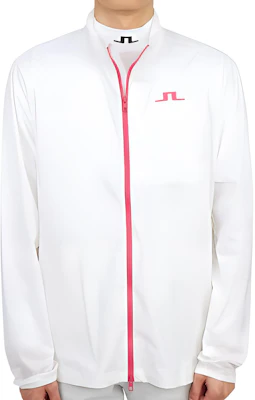 J.Lindeberg Jaket Putih Lengan Panjang dengan Kolar Zip dan Logo GMOW05618-0000 Buy J.Lindeberg Jaket Putih Lengan Panjang dengan Kolar Zip dan Logo GMOW05618-0000