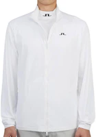 J.Lindeberg White Stand Collar Zip-Up Jacket GMOW06812-0000 J.Lindeberg White Stand Collar Zip-Up Jacket GMOW06812-0000