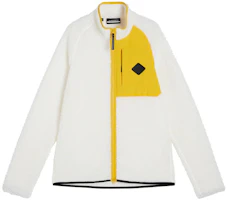 J.Lindeberg White Zip-Up Logo Patch High-Collar Long-Sleeve Jacket AMJS06985-A003 J.Lindeberg White Zip-Up Logo Patch High-Collar Long-Sleeve Jacket AMJS06985-A003