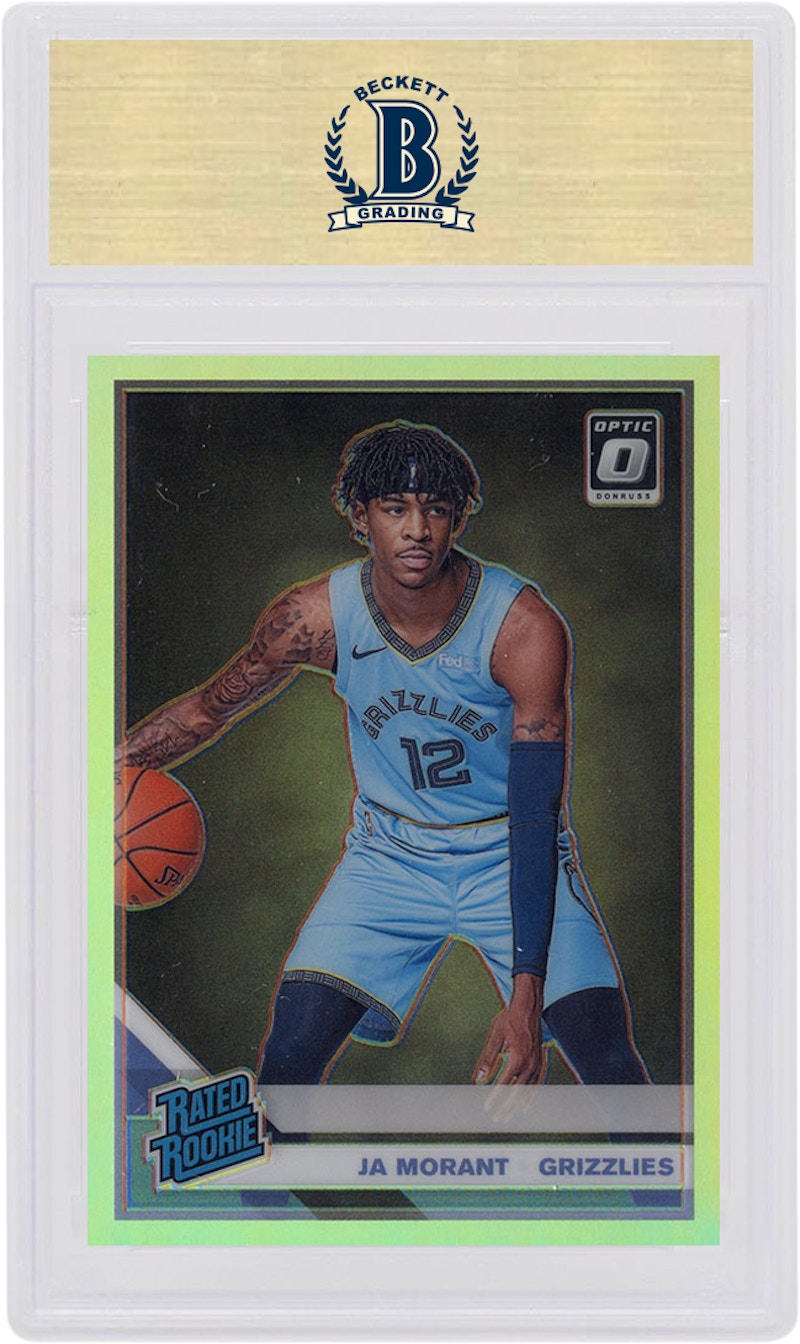 Ja Morant 2019 Panini Donruss Optic Rookie Holo #168 圖 2