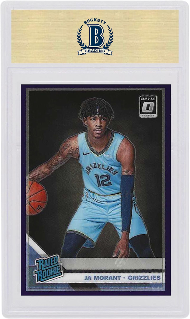 Ja Morant 2019 Panini Donruss Optic Rookie Purple #168 圖 2