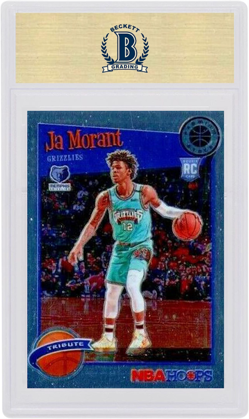 Ja Morant 2019 Panini Hoops Premium Tribute Rookie #296 圖 2