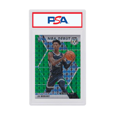 Ja Morant 2019 Panini Mosaic NBA Debut Rookie Green #274