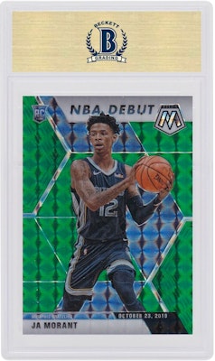 Ja Morant 2019 Panini Mosaic NBA Debut Rookie Green #274 Order Ja Morant 2019 Panini Mosaic NBA Debut Rookie Green #274