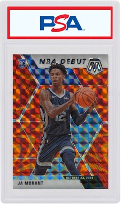 Ja Morant 2019 Panini Mosaic NBA Debut Rookie Reactive Orange #274 Buy Ja Morant 2019 Panini Mosaic NBA Debut Rookie Reactive Orange #274