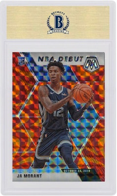 Ja Morant 2019 Panini Mosaic NBA Debut Rookie Reactive Orange #274 Order Ja Morant 2019 Panini Mosaic NBA Debut Rookie Reactive Orange #274