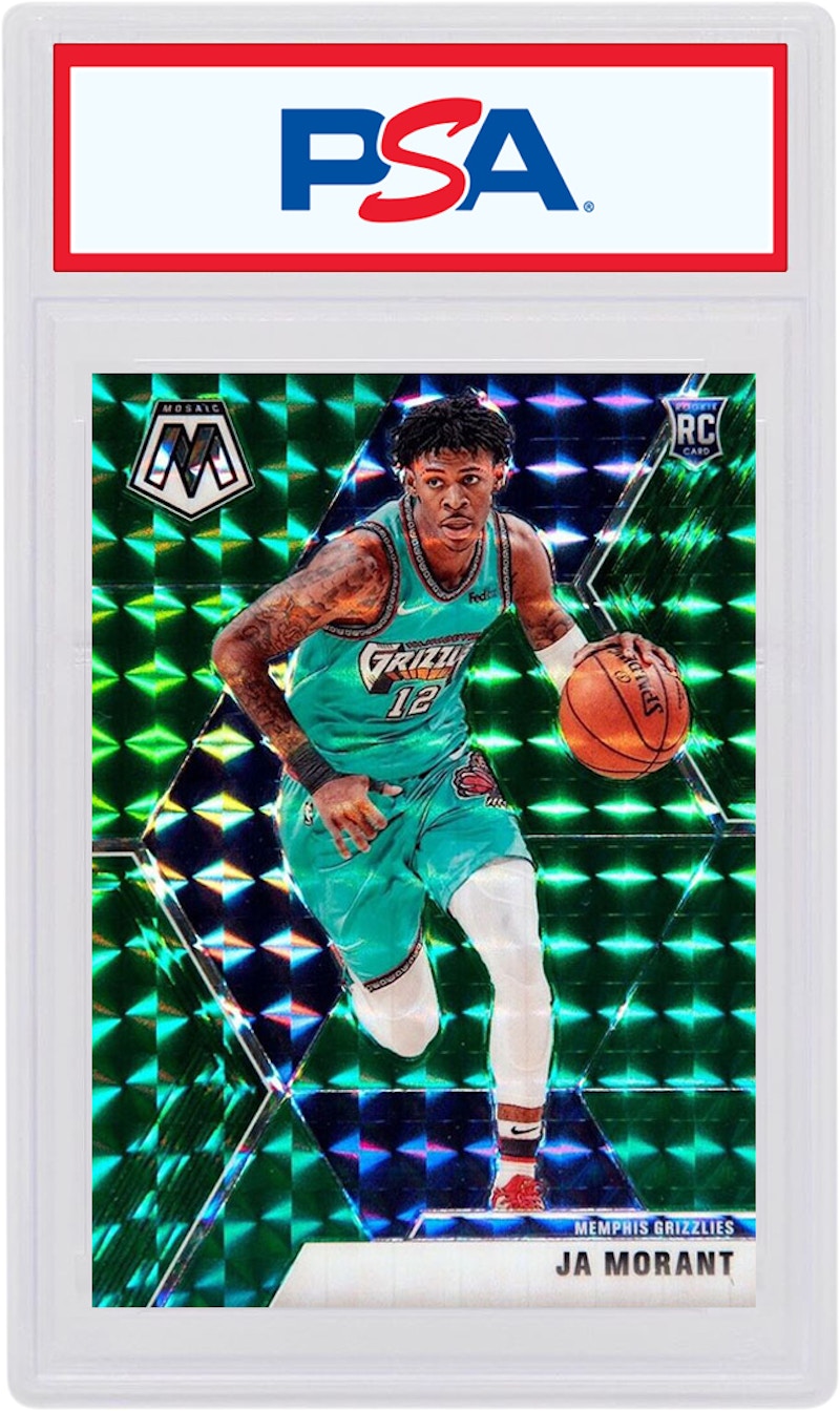 Ja Morant 2019 Panini Mosaic Rookie Green #219