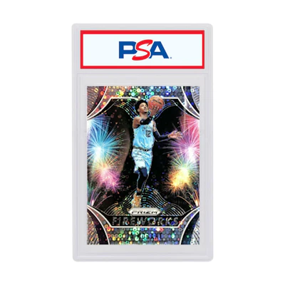Ja Morant 2019 Panini Prizm Fireworks Rookie Fast Break #28